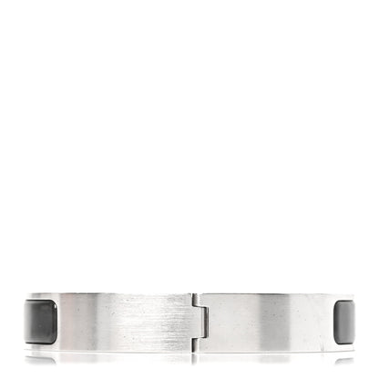Hermes Matte Enamel Narrow Clic Clac HH Bracelet GM Black 3 of 5