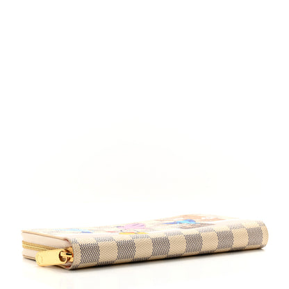 Louis Vuitton Damier Azur 2018 Christmas Animation Zippy Wallet 4 of 11