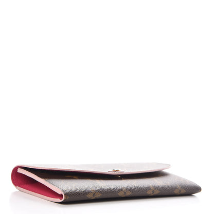 Louis Vuitton Monogram Bloom Flower Emilie Wallet 4 of 7