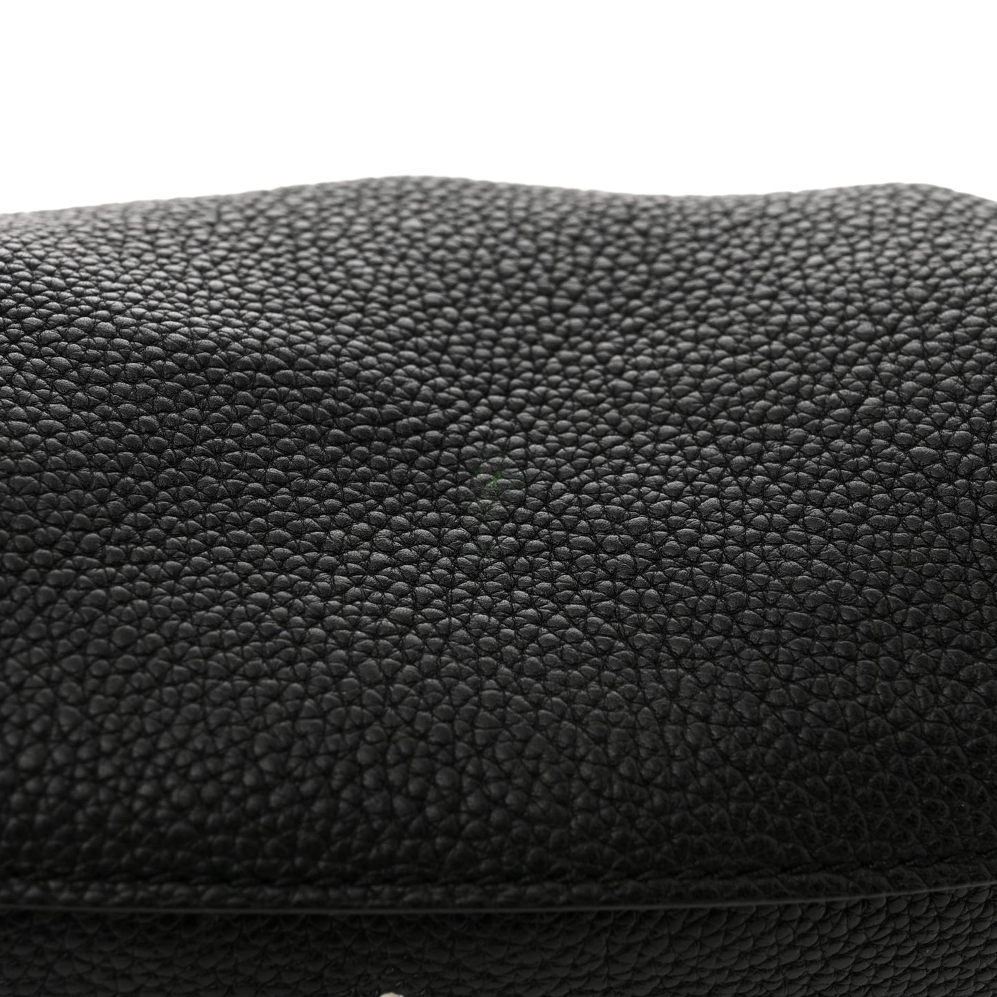 Grainy Calfskin Logo Graphic Sonny Bum Bag Black