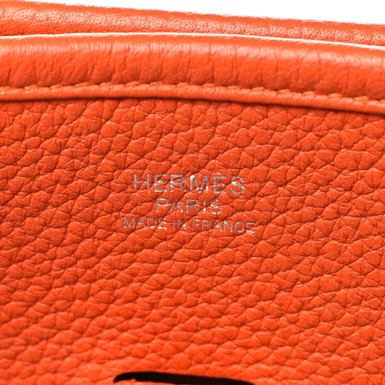 Hermes Taurillon Clemence Evelyne III PM Feu 6 of 10