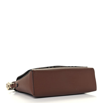 Burberry Calfskin Vintage Check Note Crossbody Bag Tan 4 of 11