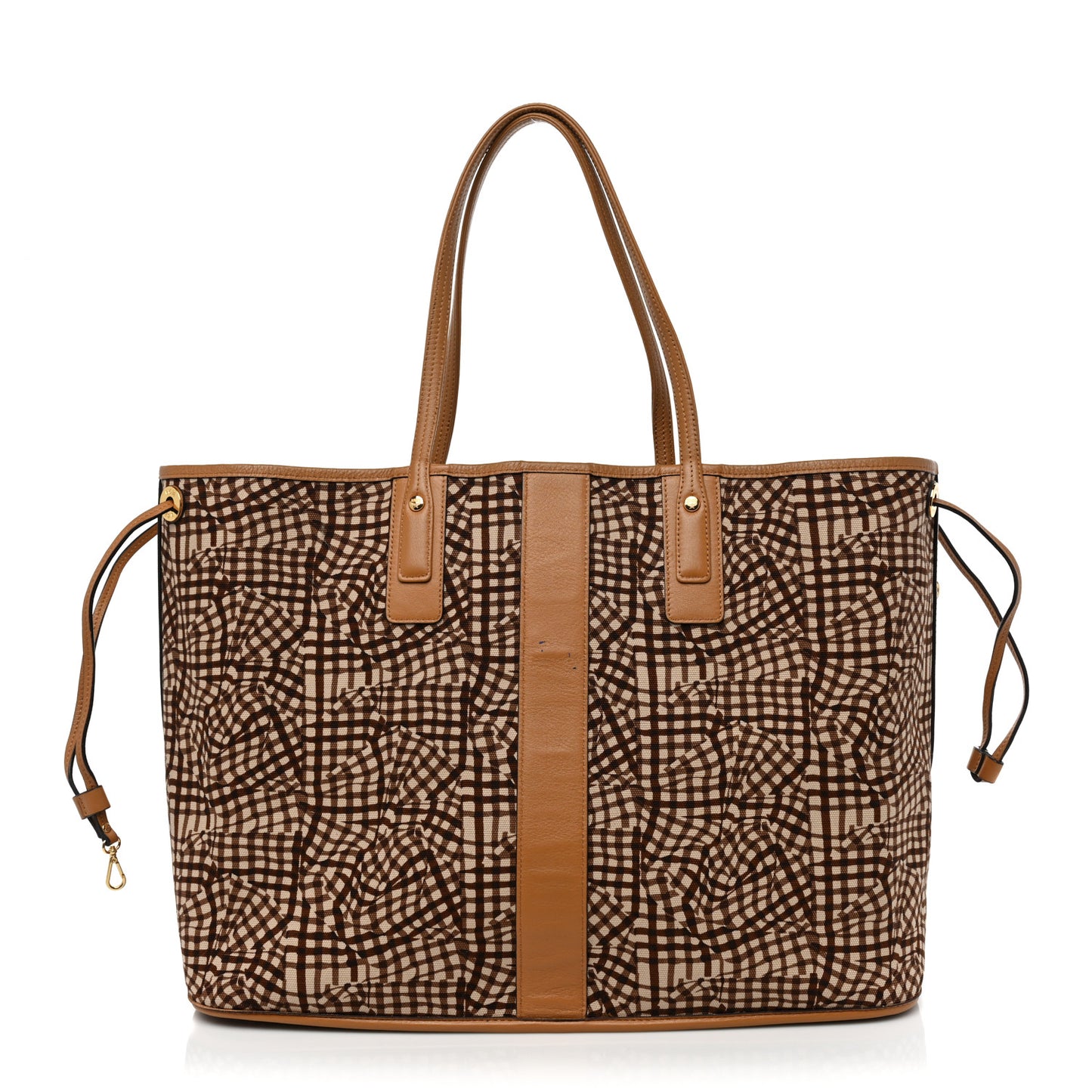 Visetos Large Liz Reversible Shopper Tote Cognac