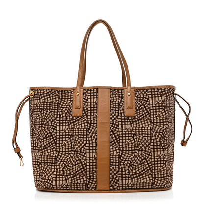 MCM Visetos Large Liz Reversible Shopper Tote Cognac 3 of 16