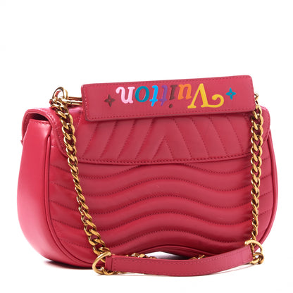 Louis Vuitton Calfskin New Wave Chain MM Rose Freesia 2 of 8