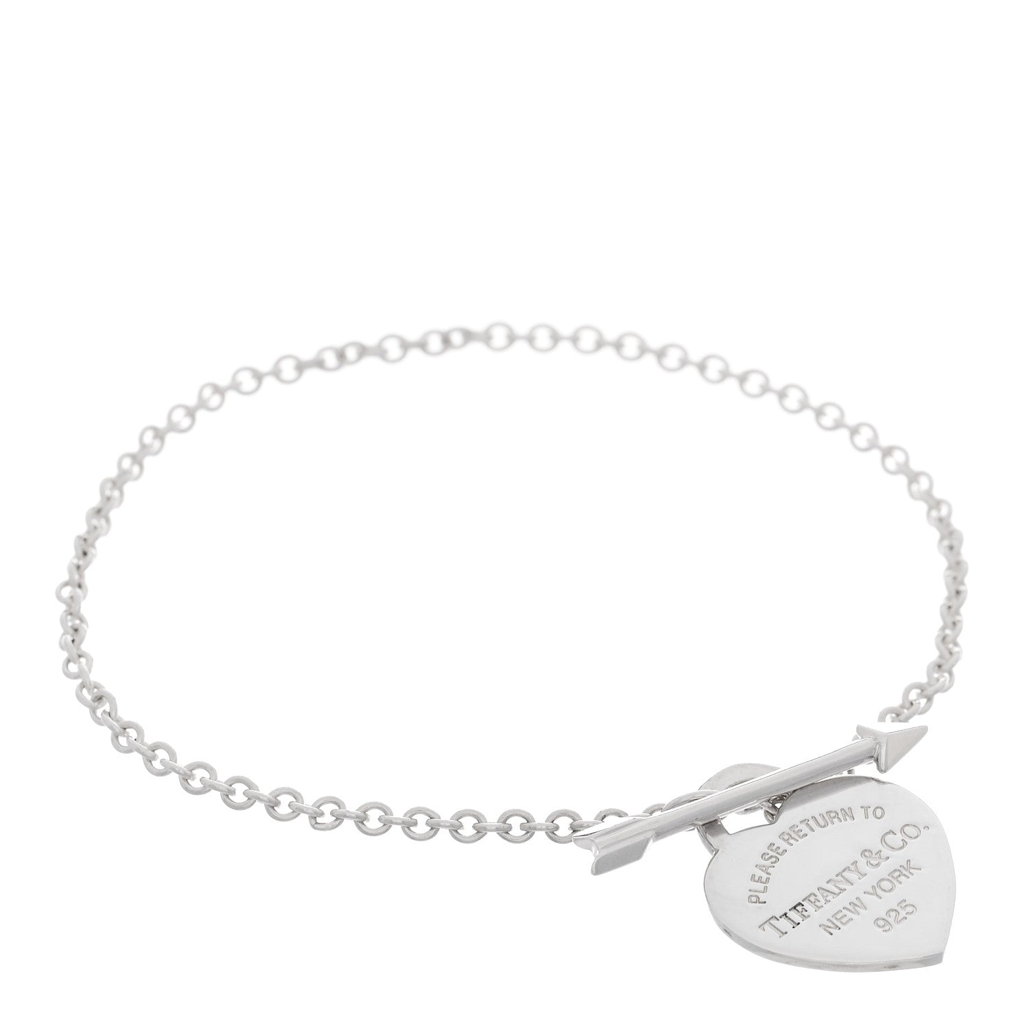 Tiffany Sterling Silver Return to Tiffany Lovestruck Bracelet 1 of 4
