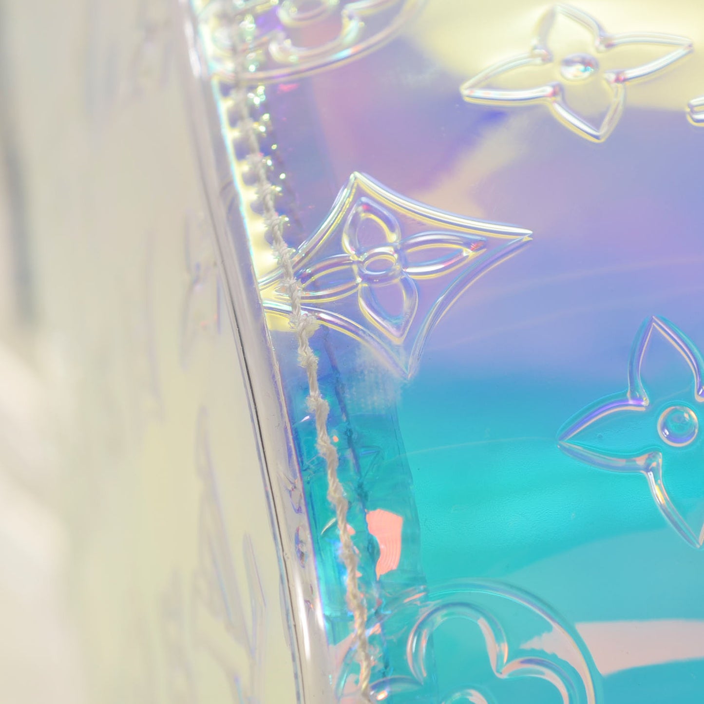 PVC Monogram Keepall Bandouliere 50 Iridescent Prism