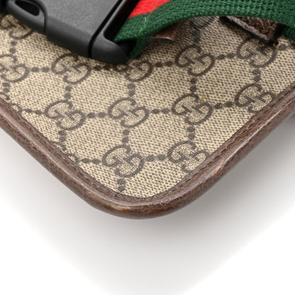 Gucci GG Supreme Monogram Neo Vintage Web Belt Bag Brown 14 of 15