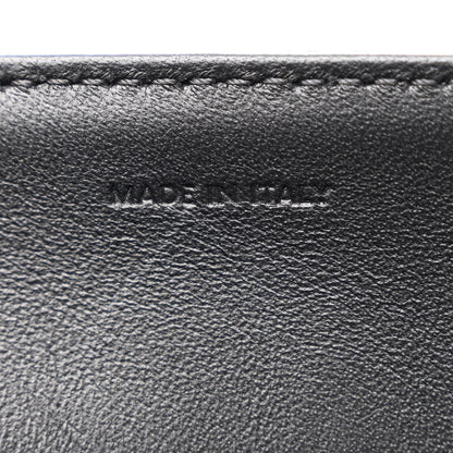 Celine Canvas Calfskin Triomphe Embroidered Medium Triomphe Bag Black 8 of 11