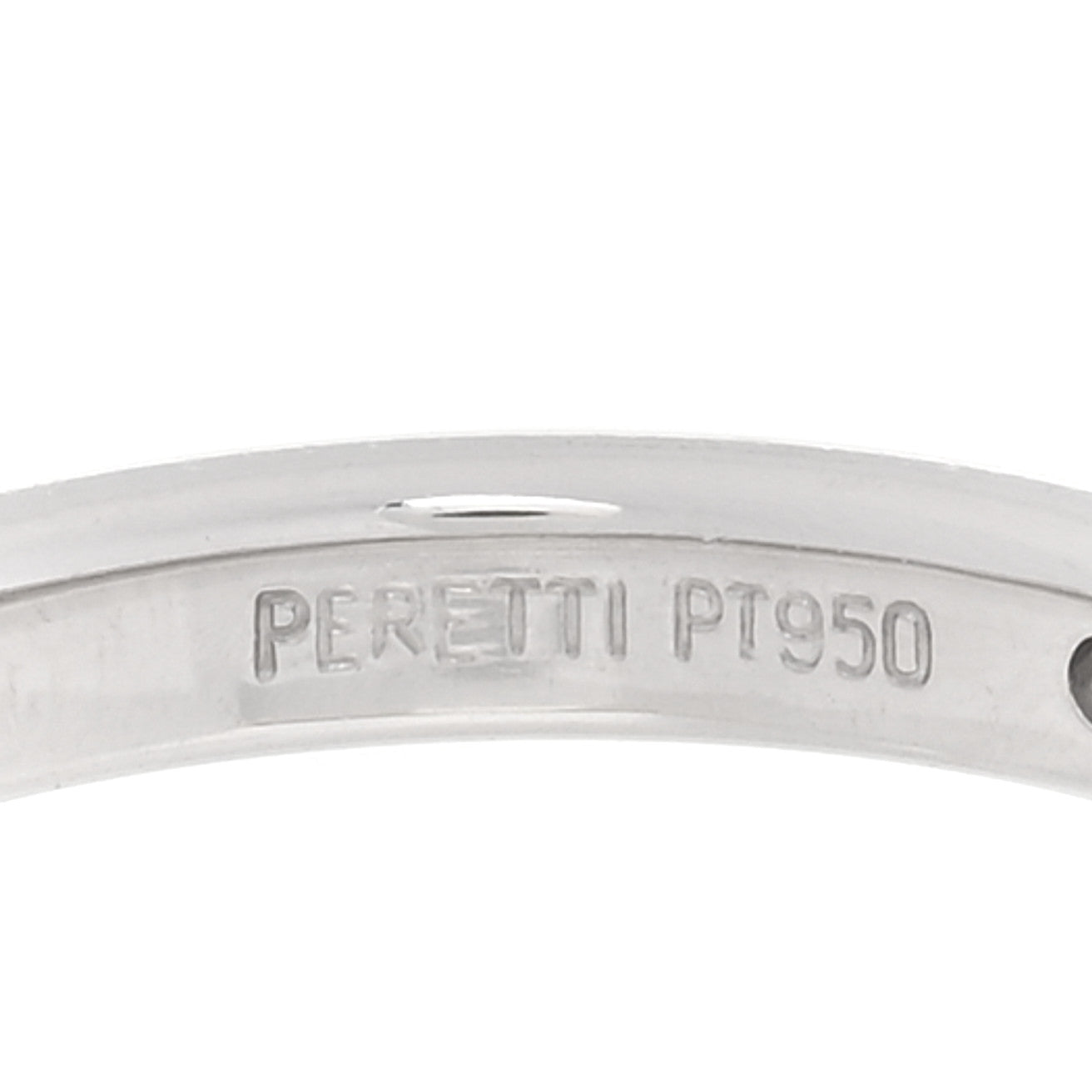 Tiffany Platinum Diamond Elsa Peretti Band Ring 53 6.5 4 of 5