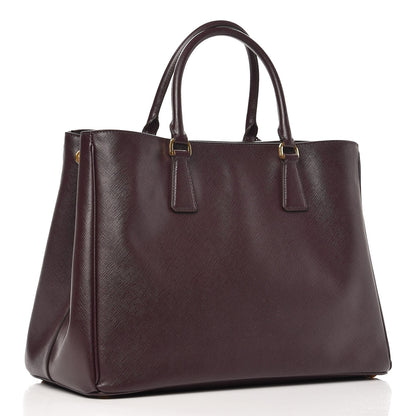 Prada Saffiano Lux Large Tote Granato 3 of 7
