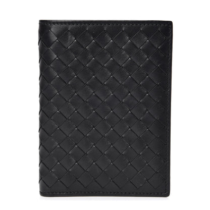 Bottega Veneta Nappa Intrecciato Bi-Fold Wallet Black 1 of 7