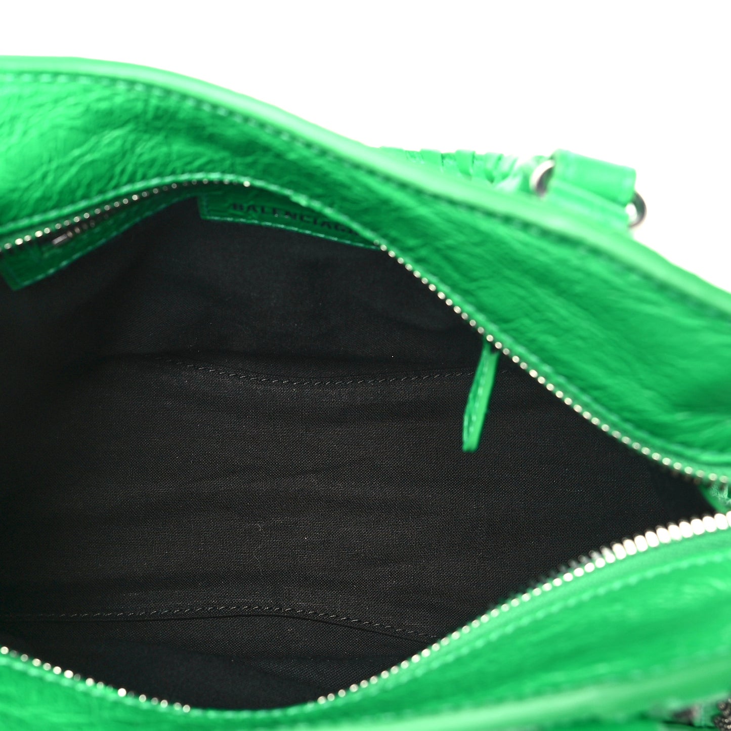 Agneau Arena Neo Cagole Handbag XS Kelly Green