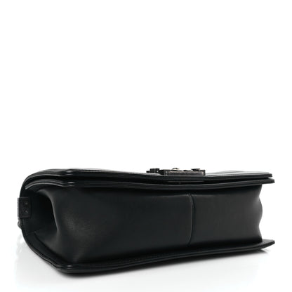 Chanel Calfskin Quilted Medium Boy Flap Black 4 of 10