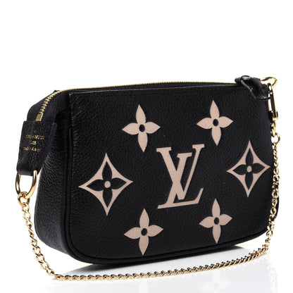 Louis Vuitton Empreinte Monogram Giant Mini Pochette Accessories Black 2 of 4