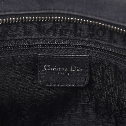 Christian Dior Nylon Crystal Satchel Black 7 of 19