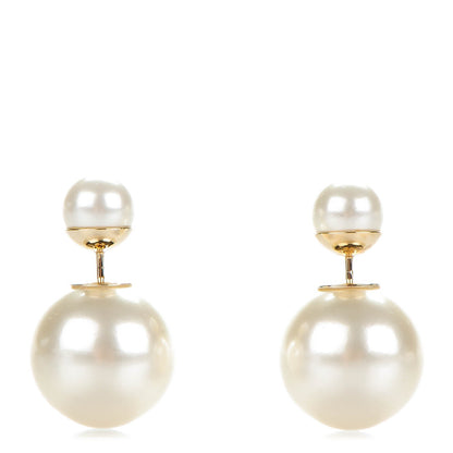 Christian Dior Pearl Mise En Dior Tribal Earrings 1 of 5