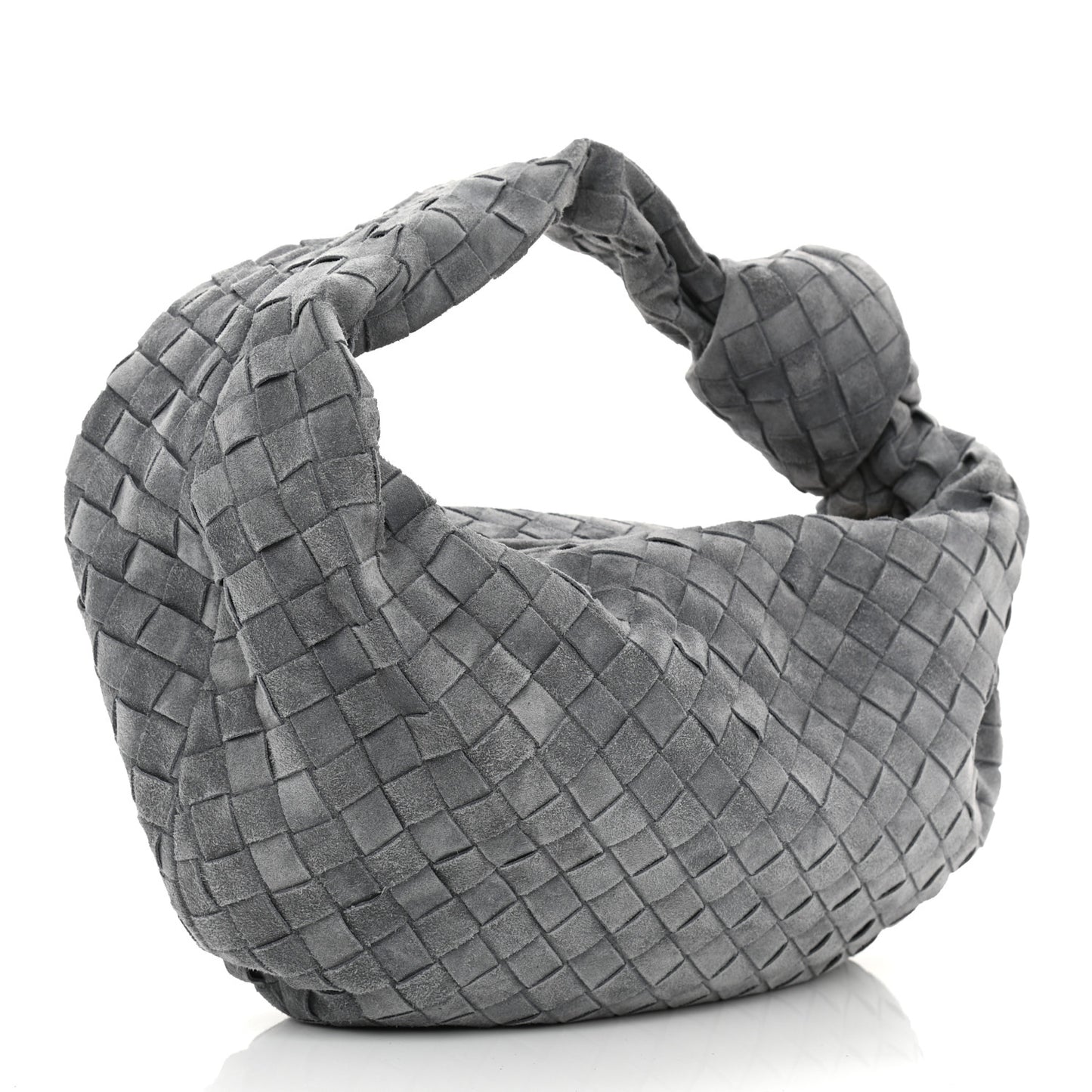 Suede Calfskin Intrecciato Teen Jodie Hobo Thunder