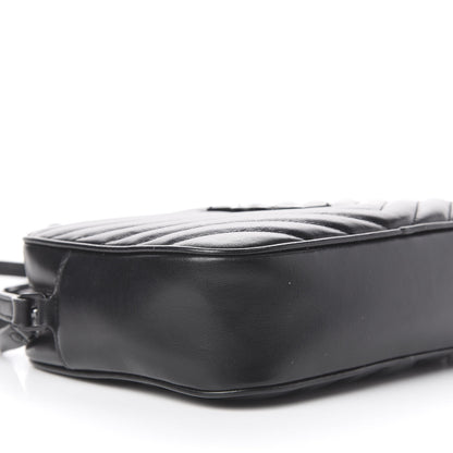 Saint Laurent Calfskin Matelasse Monogram Lou Camera Bag Black 6 of 14