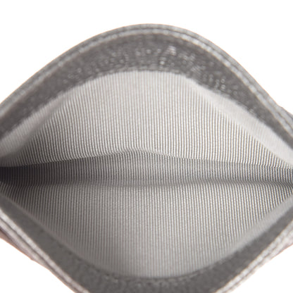Chanel Metallic Caviar Quilted Card Holder Silver 9 of 16