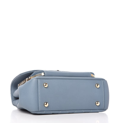 Chanel Caviar Quilted Mini Business Affinity Flap Light Blue 4 of 12