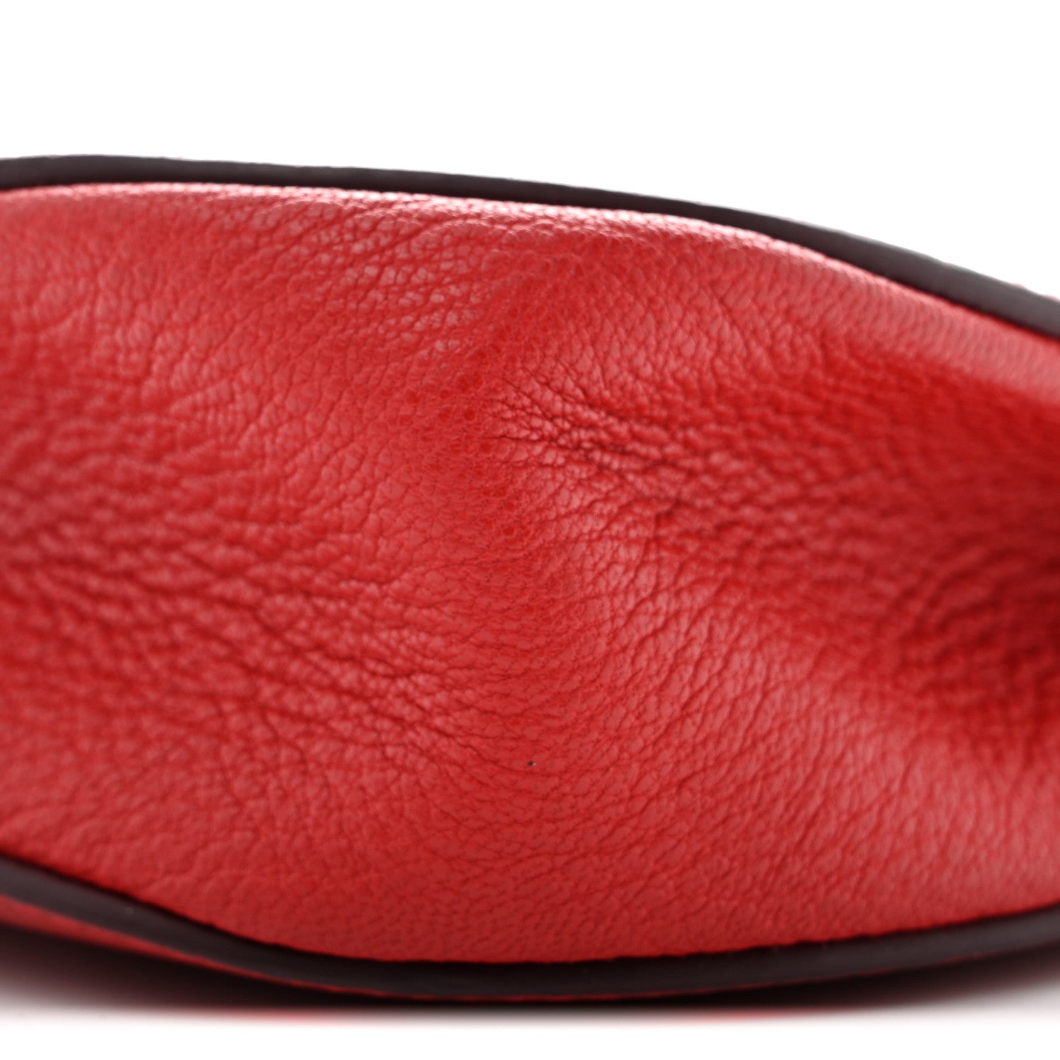 Chloe Grained Lambskin Mini Drew Shoulder Bag Plaid Red 10 of 13
