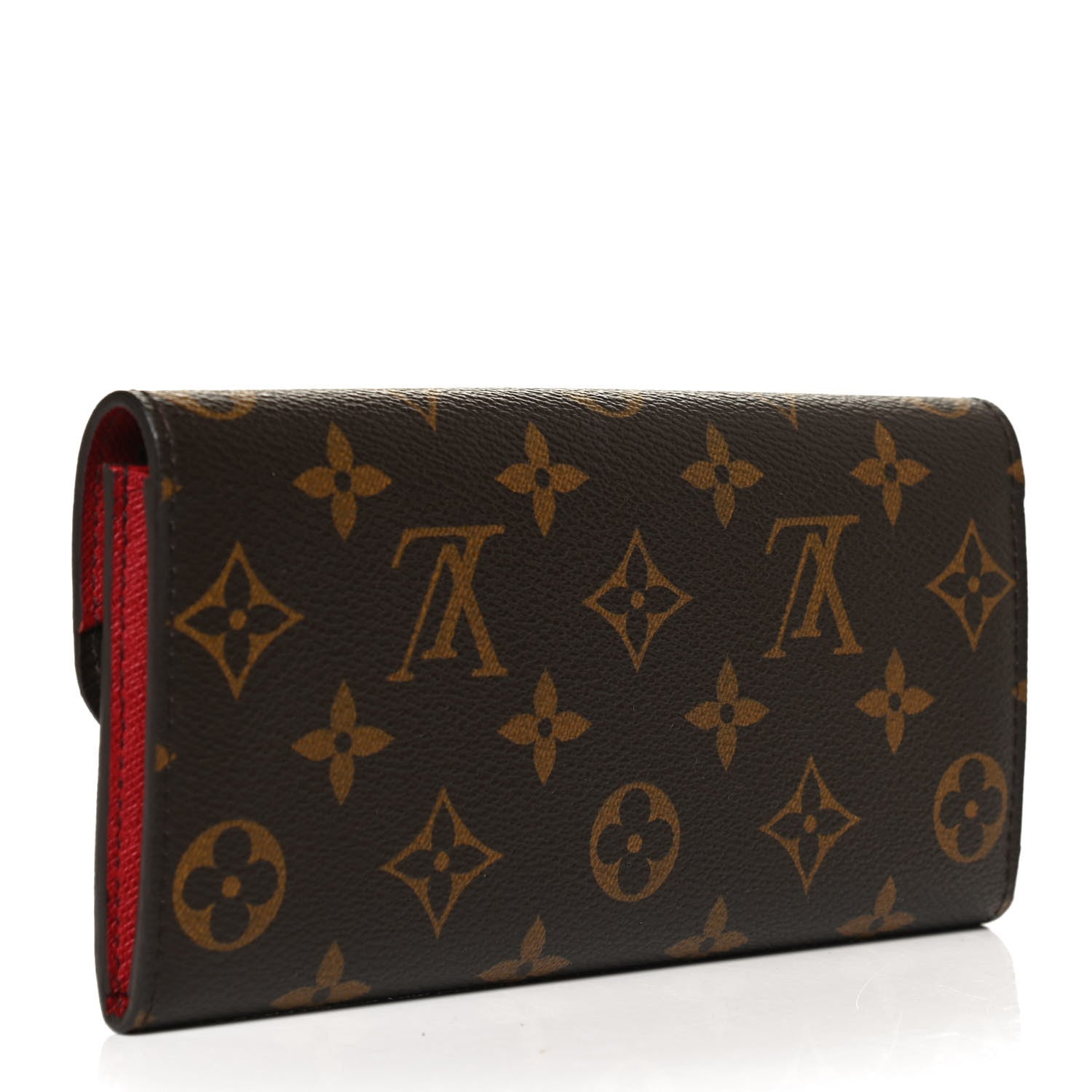 Louis Vuitton Monogram Emilie Wallet Rouge 3 of 12