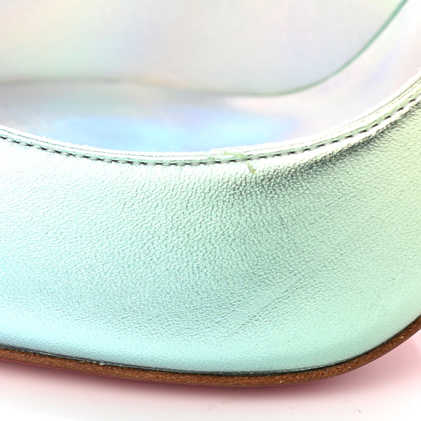 Iridescent Nappa Lam Licorne Iriza 100 Pumps 40 Multicolor