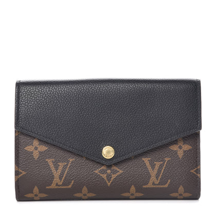 Louis Vuitton Monogram Pallas Compact Wallet Black 1 of 9