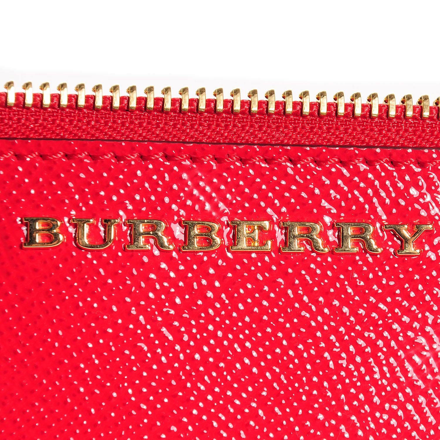 Burberry Patent London Tassel Clutch Bright Rose 7 of 10