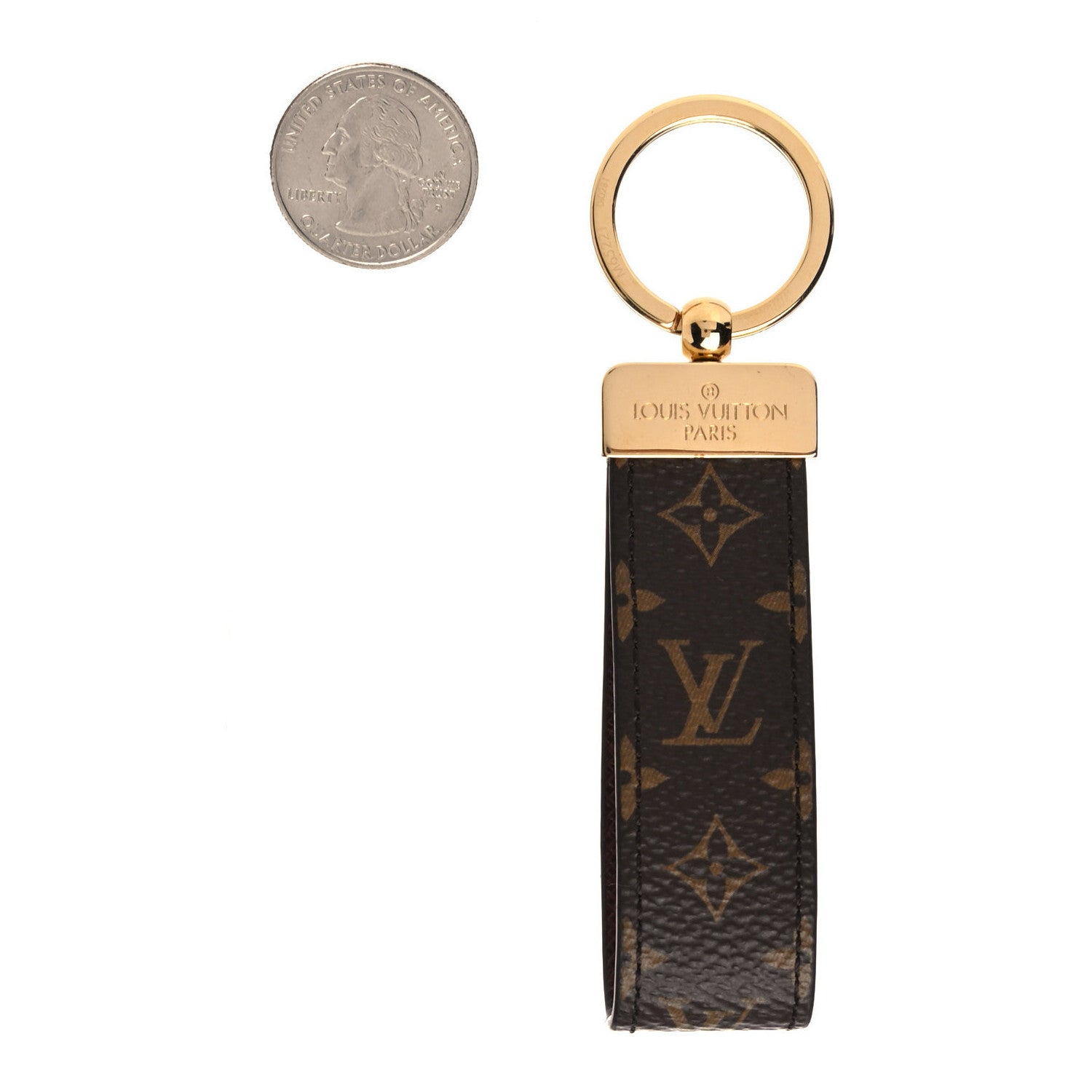Louis Vuitton Monogram Dragonne Key Holder 2 of 4