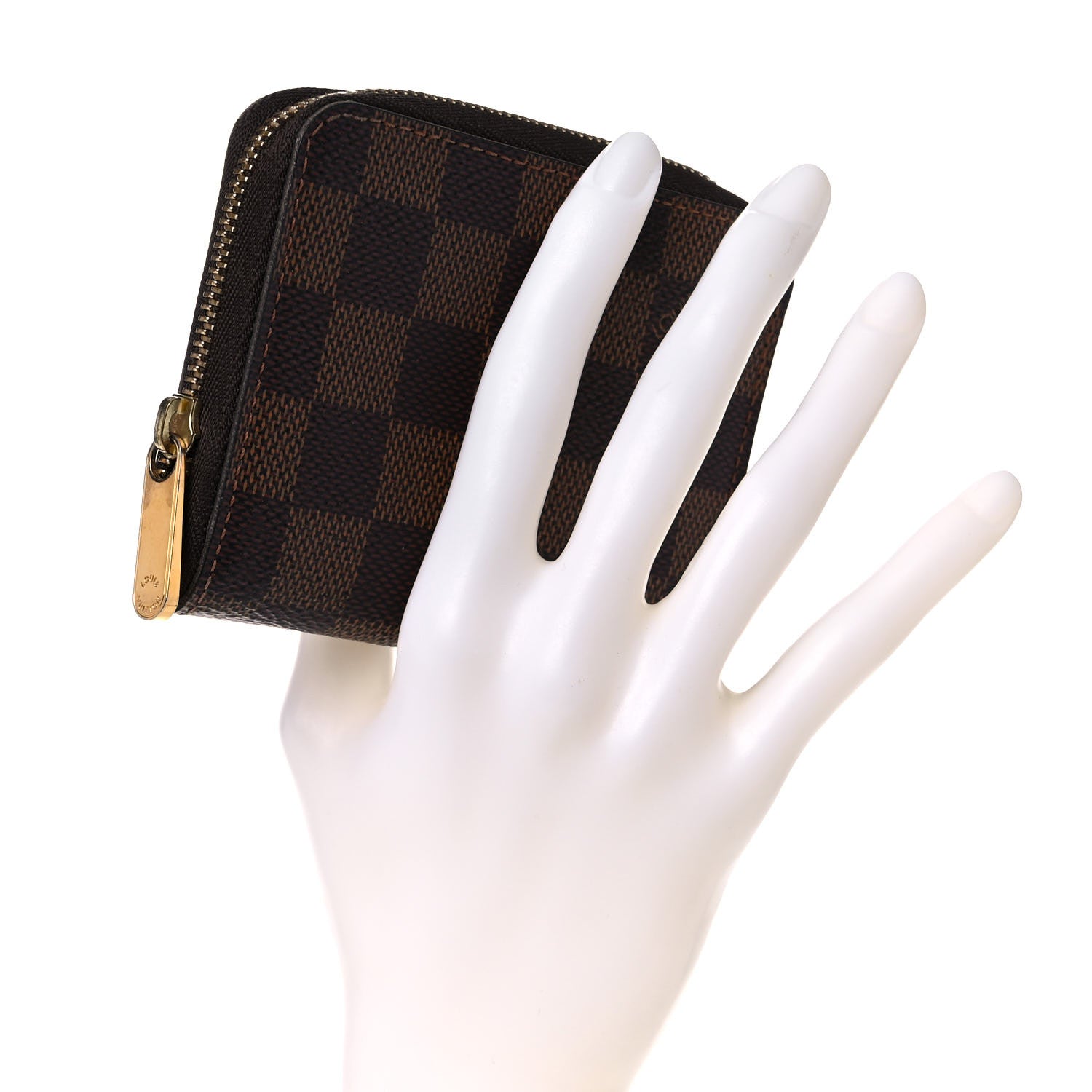 Louis Vuitton Damier Ebene Zippy Coin Purse 2 of 7