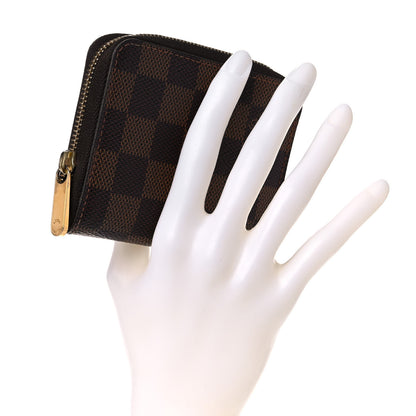 Louis Vuitton Damier Ebene Zippy Coin Purse 2 of 7