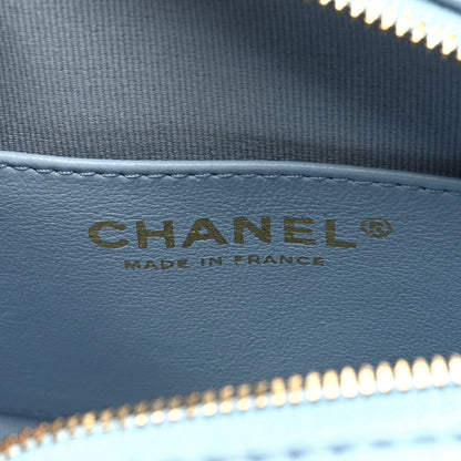Chanel Lambskin Quilted CC In Love Heart Bag Light Blue 6 of 10