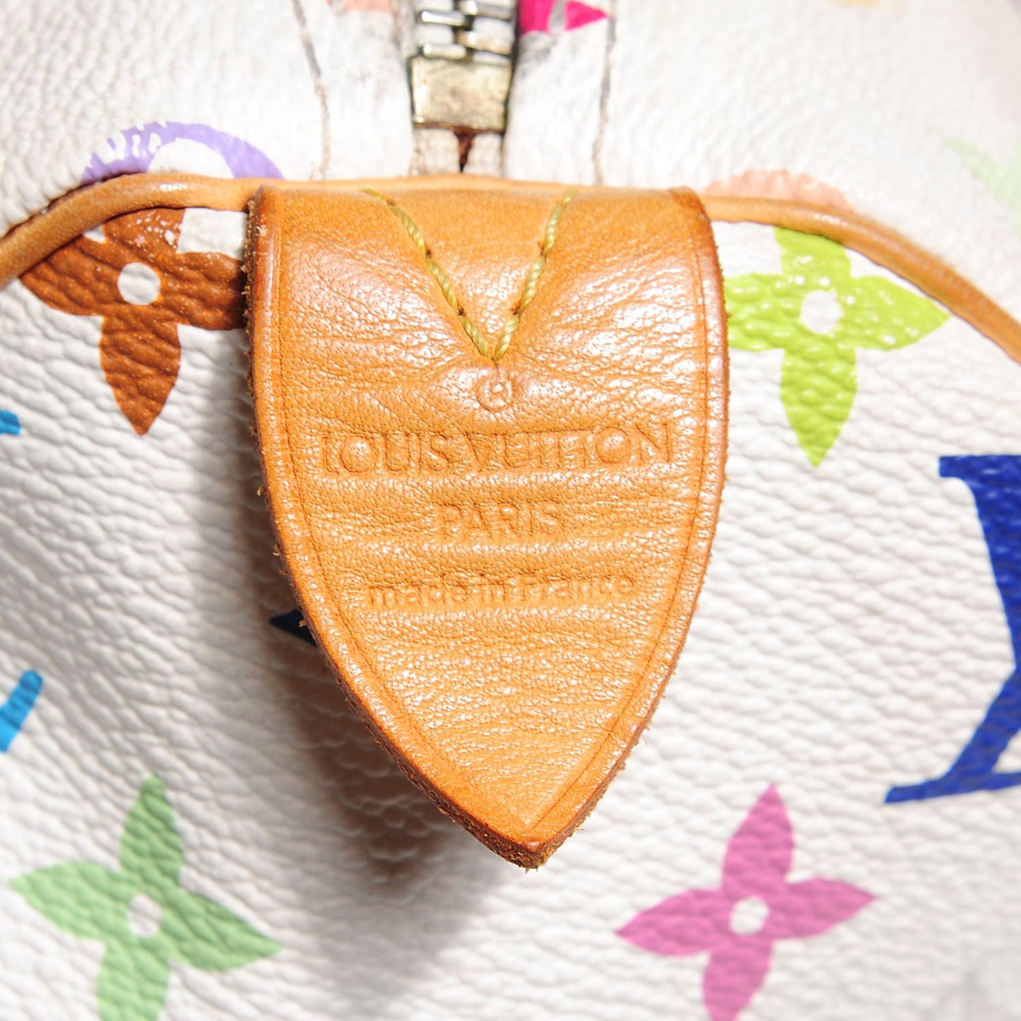 Monogram Multicolor Speedy 30 White