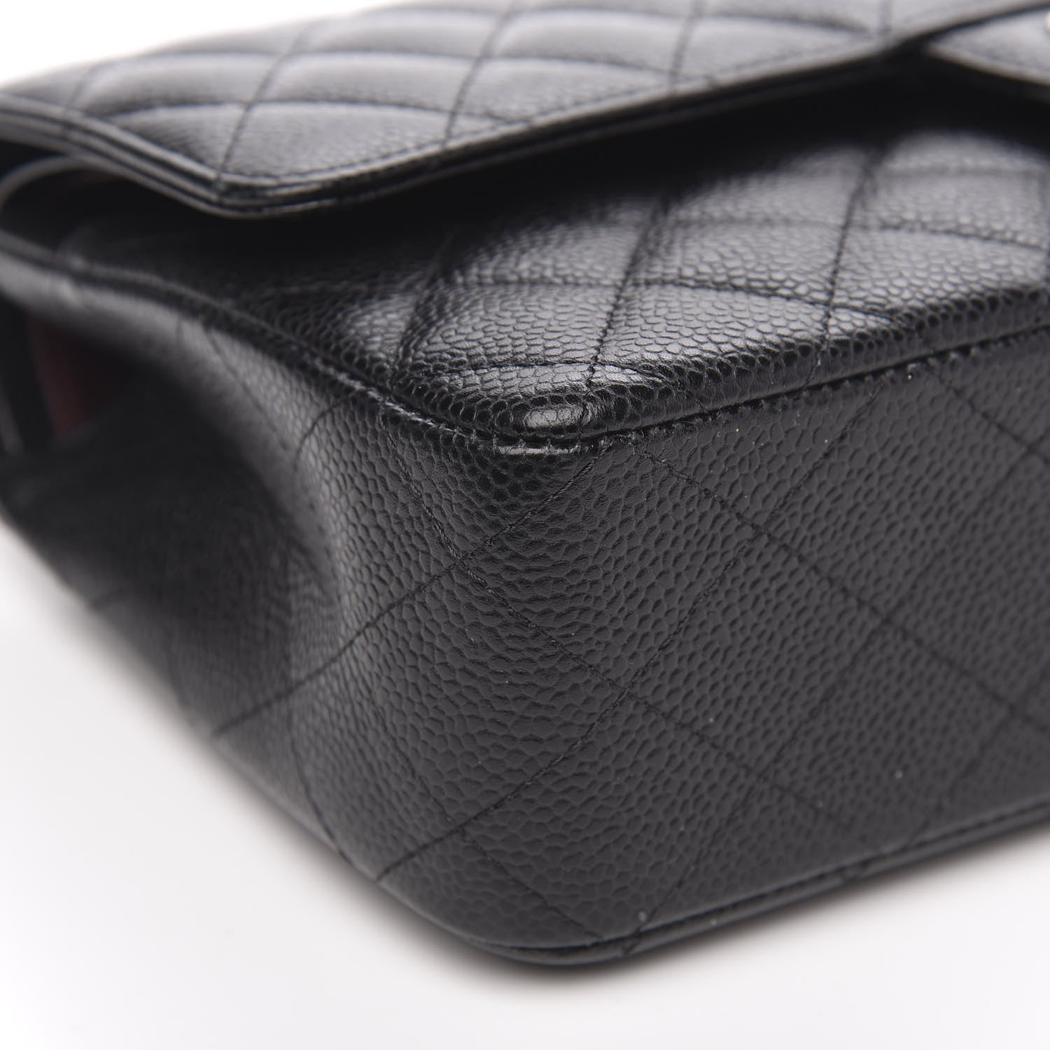 Chanel Caviar Quilted Medium Double Flap Black 8 of 11