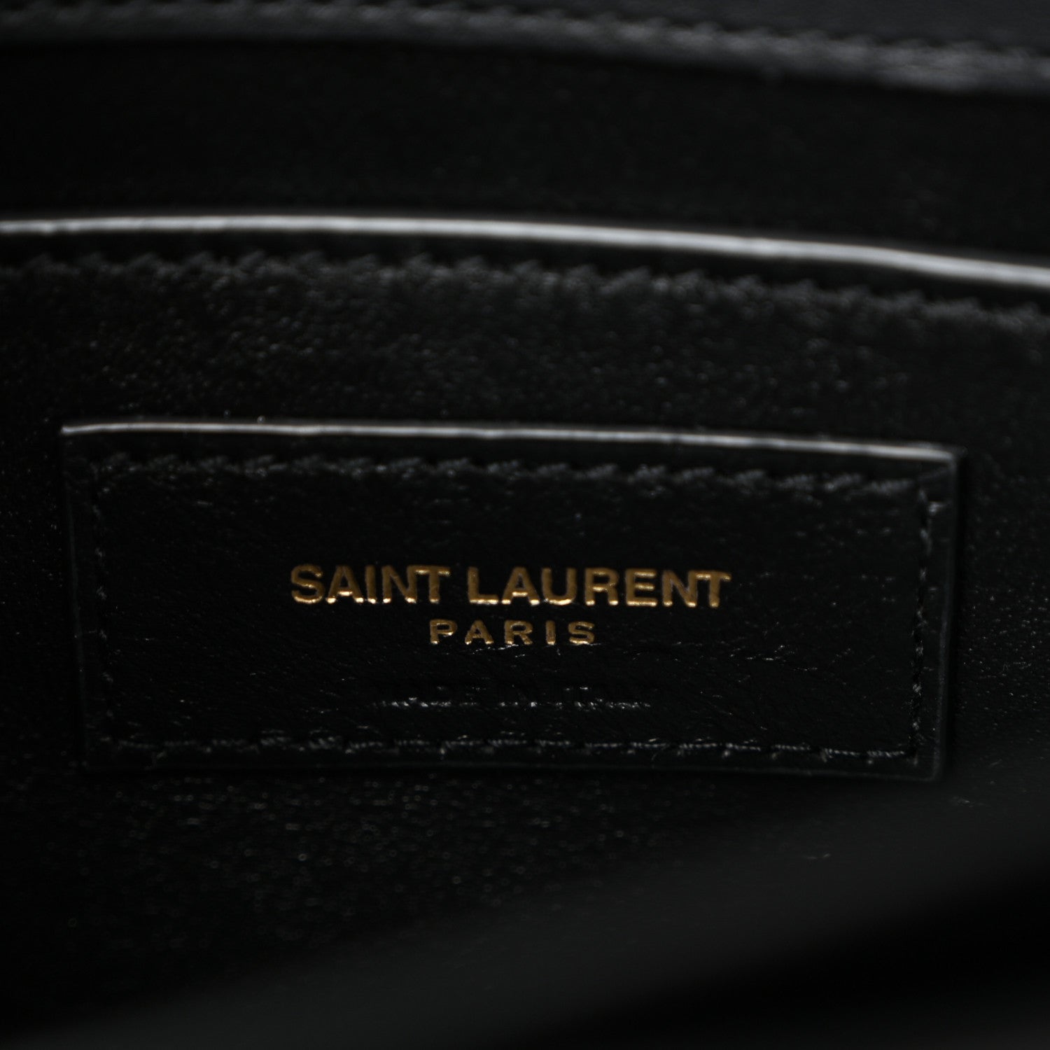 Saint Laurent Coated Bark Calfskin Medium Monogram Sunset Black 6 of 10