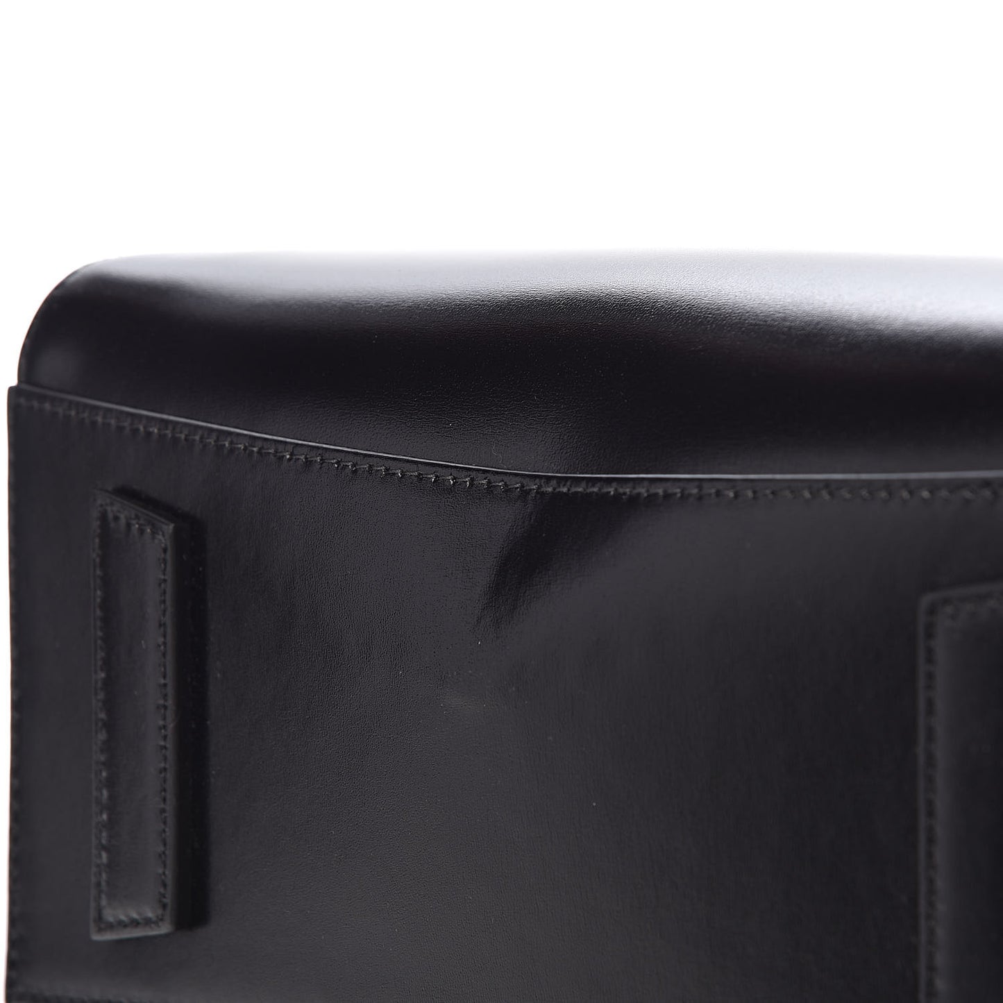 Shiny Lord Calfskin Small Antigona Black