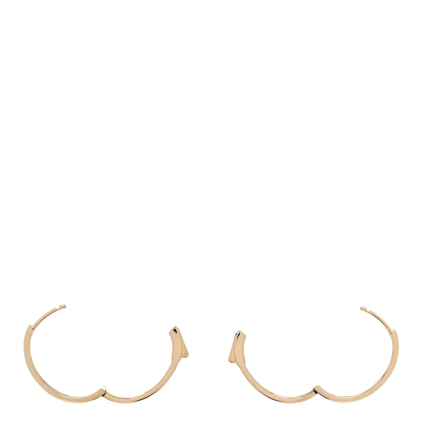 18K Yellow Gold Classic Meryl Hoop Earrings