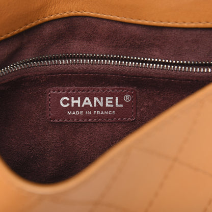 Chanel Calfskin Stitched Medium CC Sellier Flap Beige 10 of 13