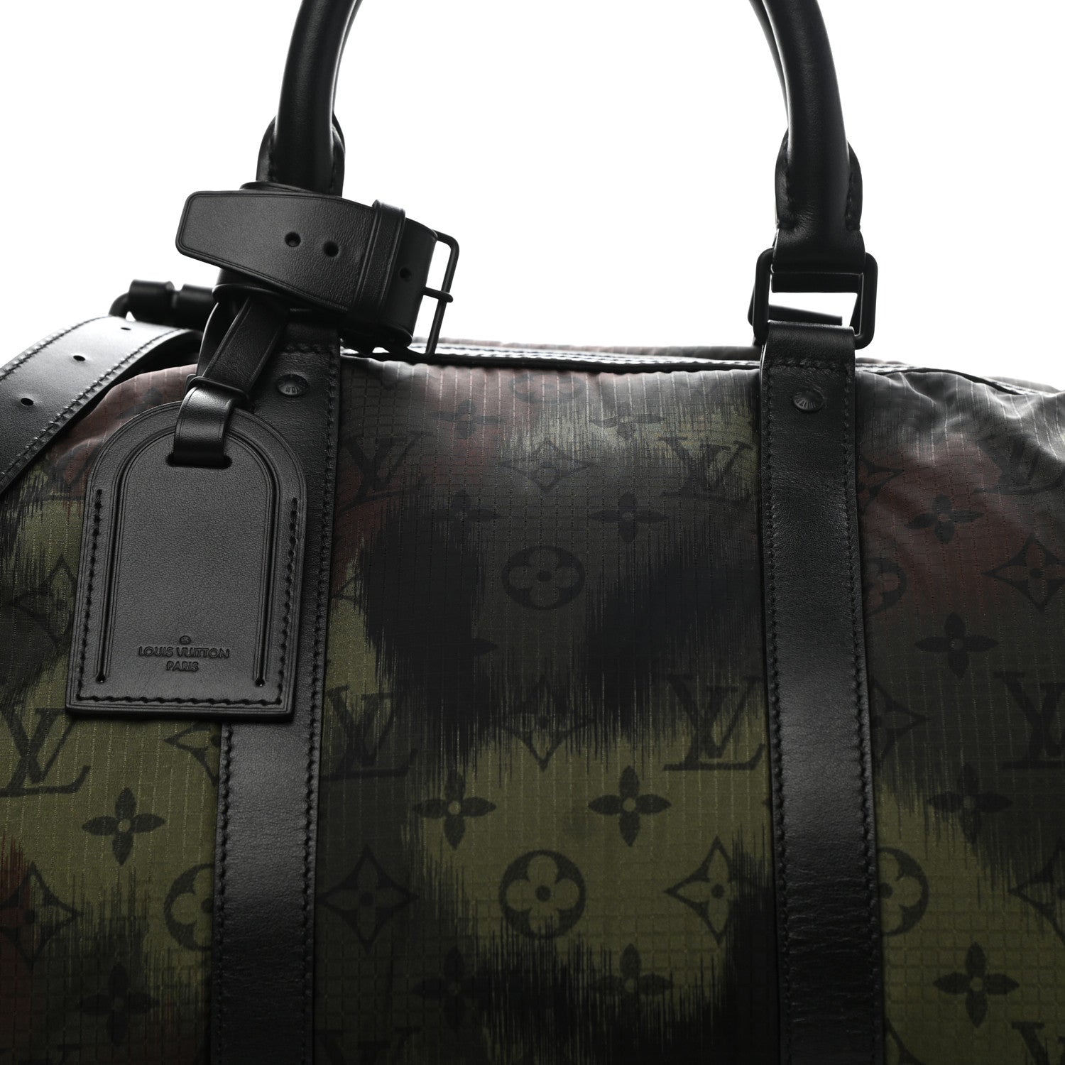 Louis Vuitton Nylon Monogram Camouflage Keepall Bandouliere 50 Kaki 6 of 8