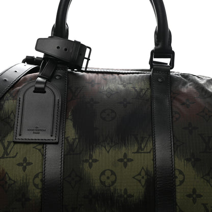 Louis Vuitton Nylon Monogram Camouflage Keepall Bandouliere 50 Kaki 6 of 8