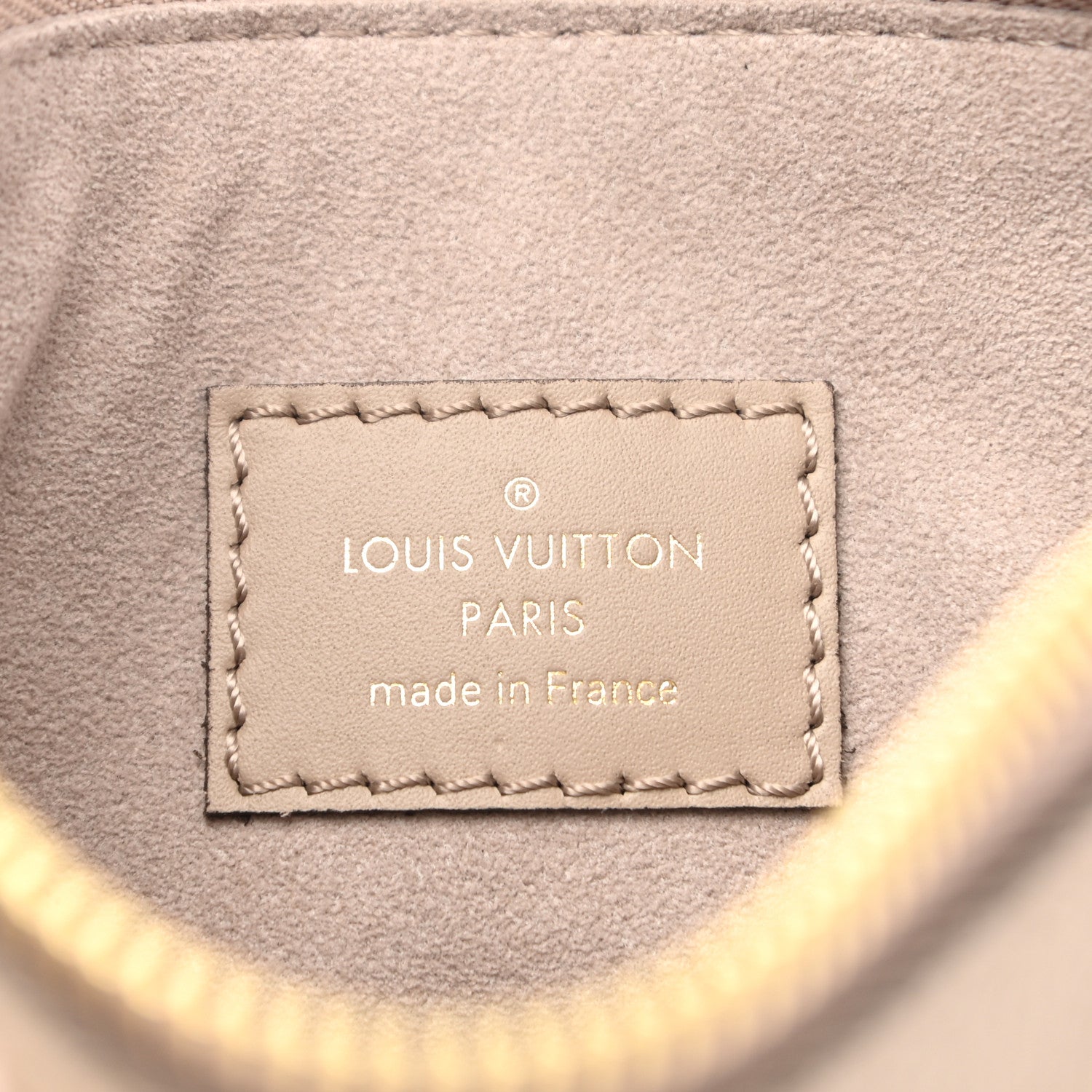 Louis Vuitton Empreinte Monogram Giant Neonoe MM Pochette Tourterelle Creme 7 of 8