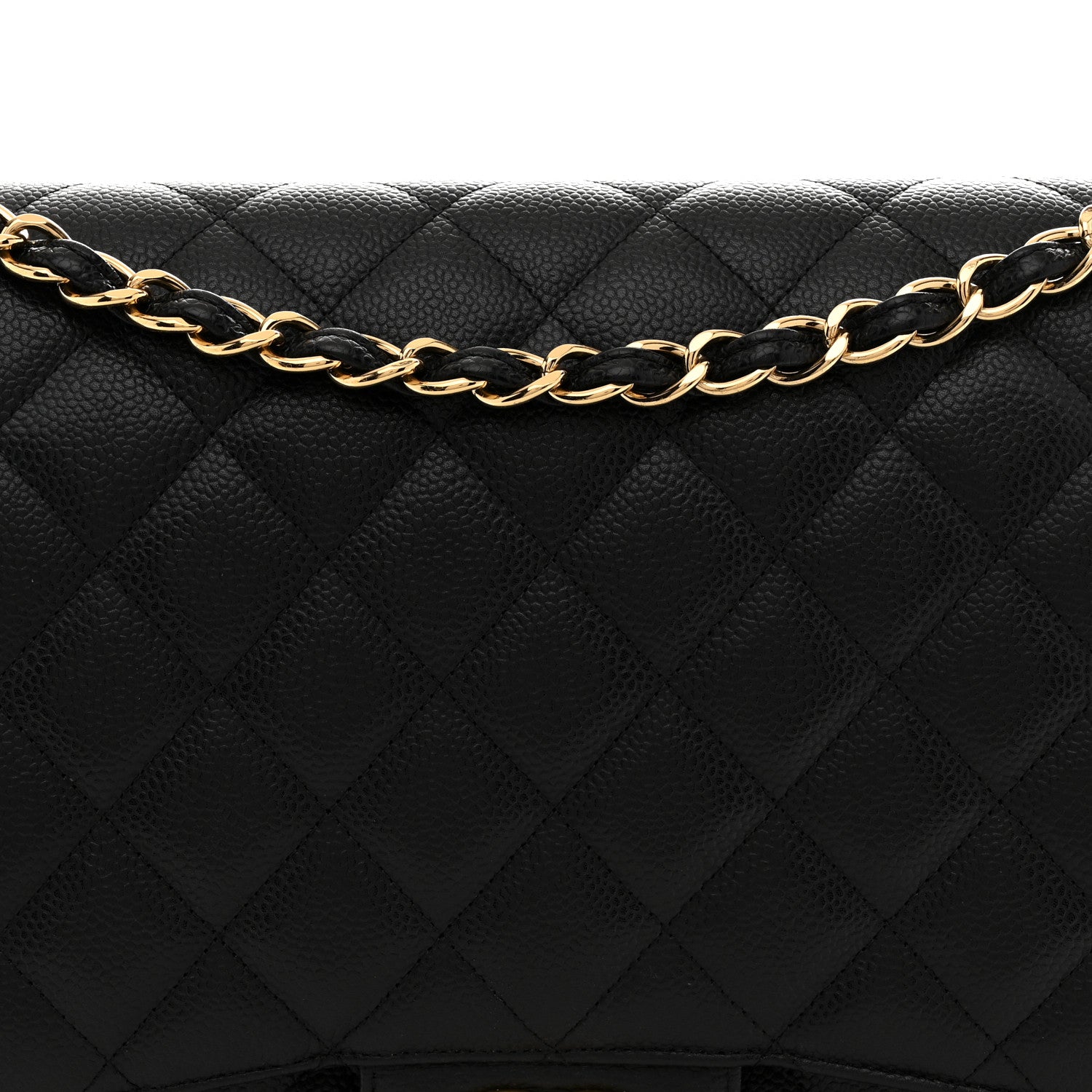 Chanel Caviar Quilted Maxi Double Flap Black 8 of 13