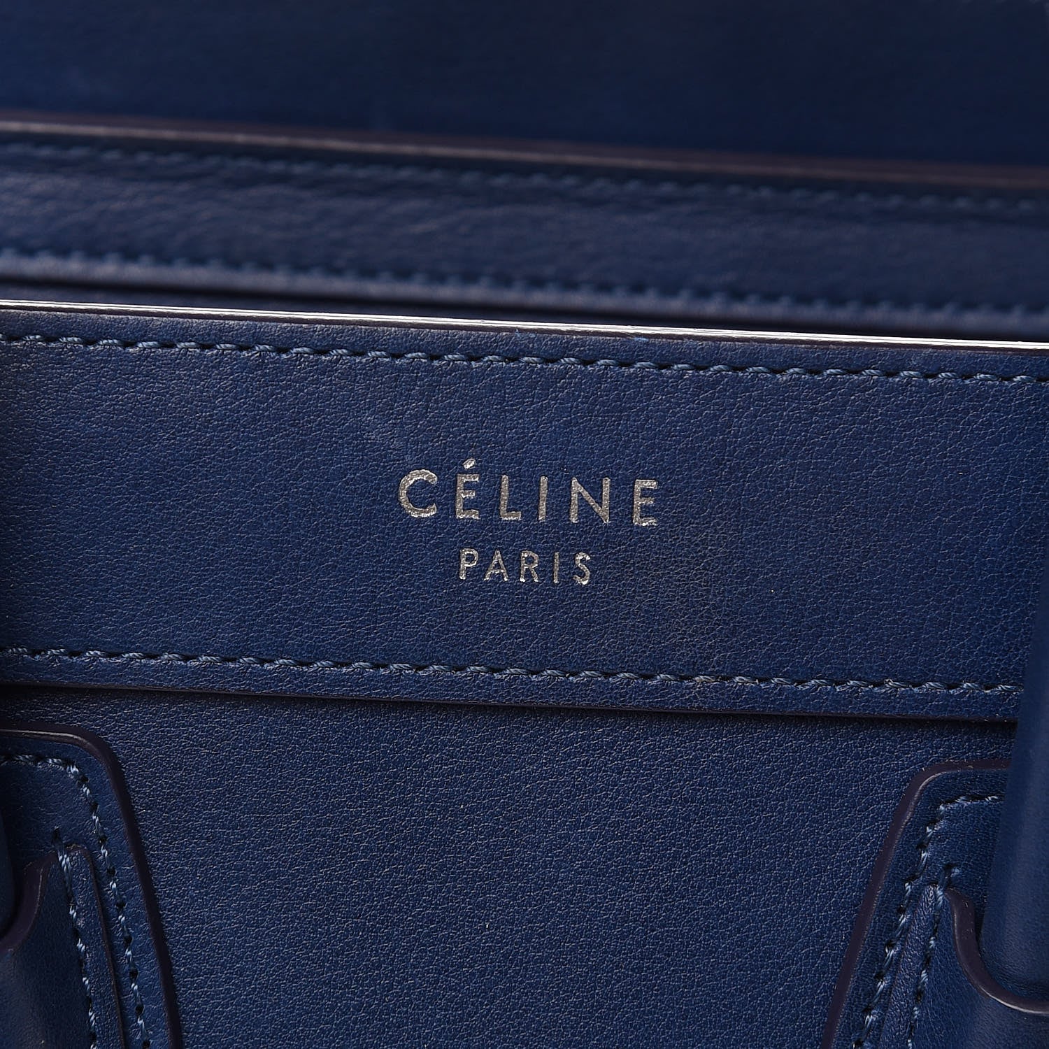 Celine Smooth Calfskin Nano Luggage Lazuli 6 of 12