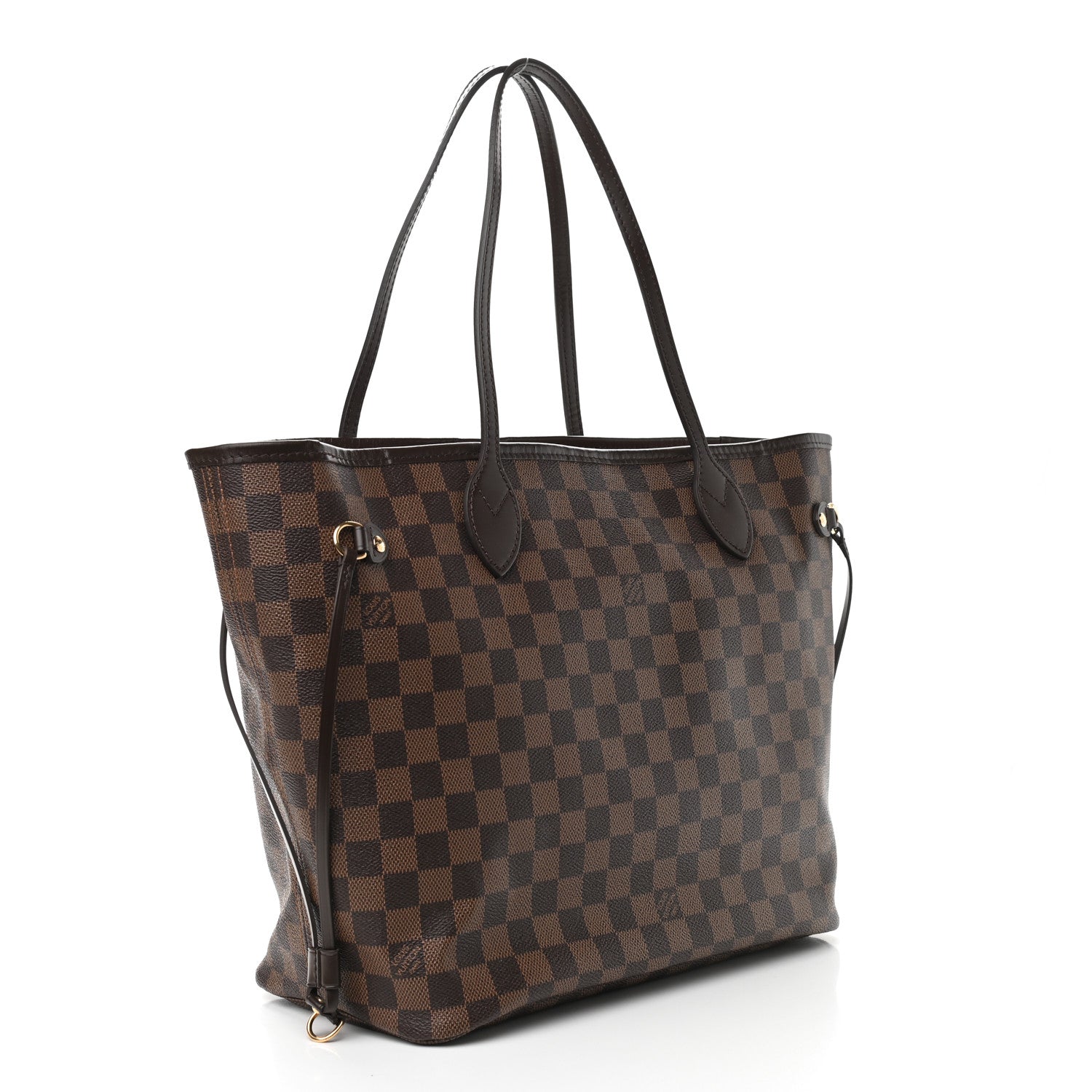 Louis Vuitton Damier Ebene Neo Neverfull MM Rose Ballerine 3 of 12