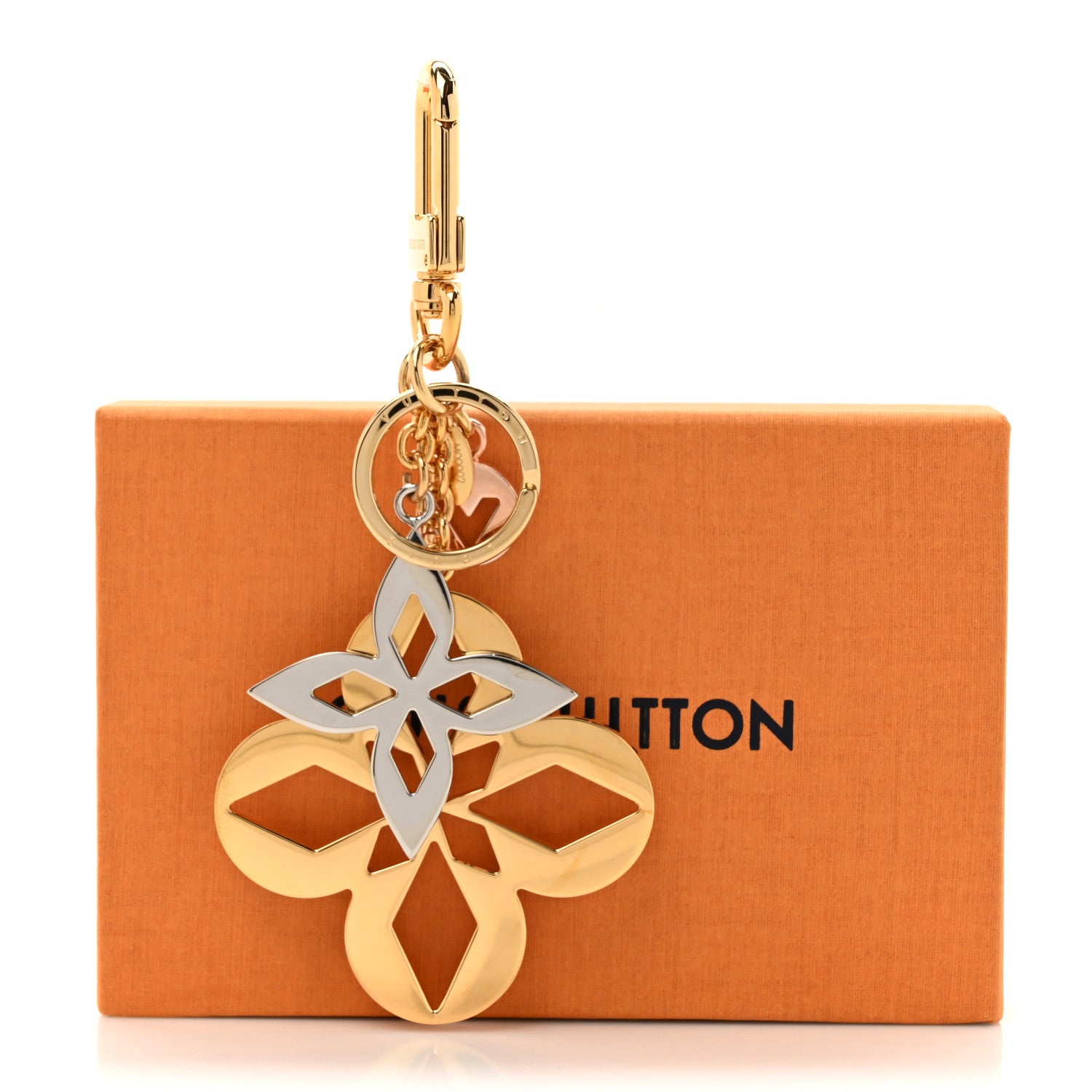 Louis Vuitton Malletage Blossom Bag Charm Key Holder 4 of 4