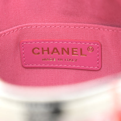 Chanel Tweed Lambskin Quilted Coco Midnight Camera Case White Black Multicolor 6 of 10