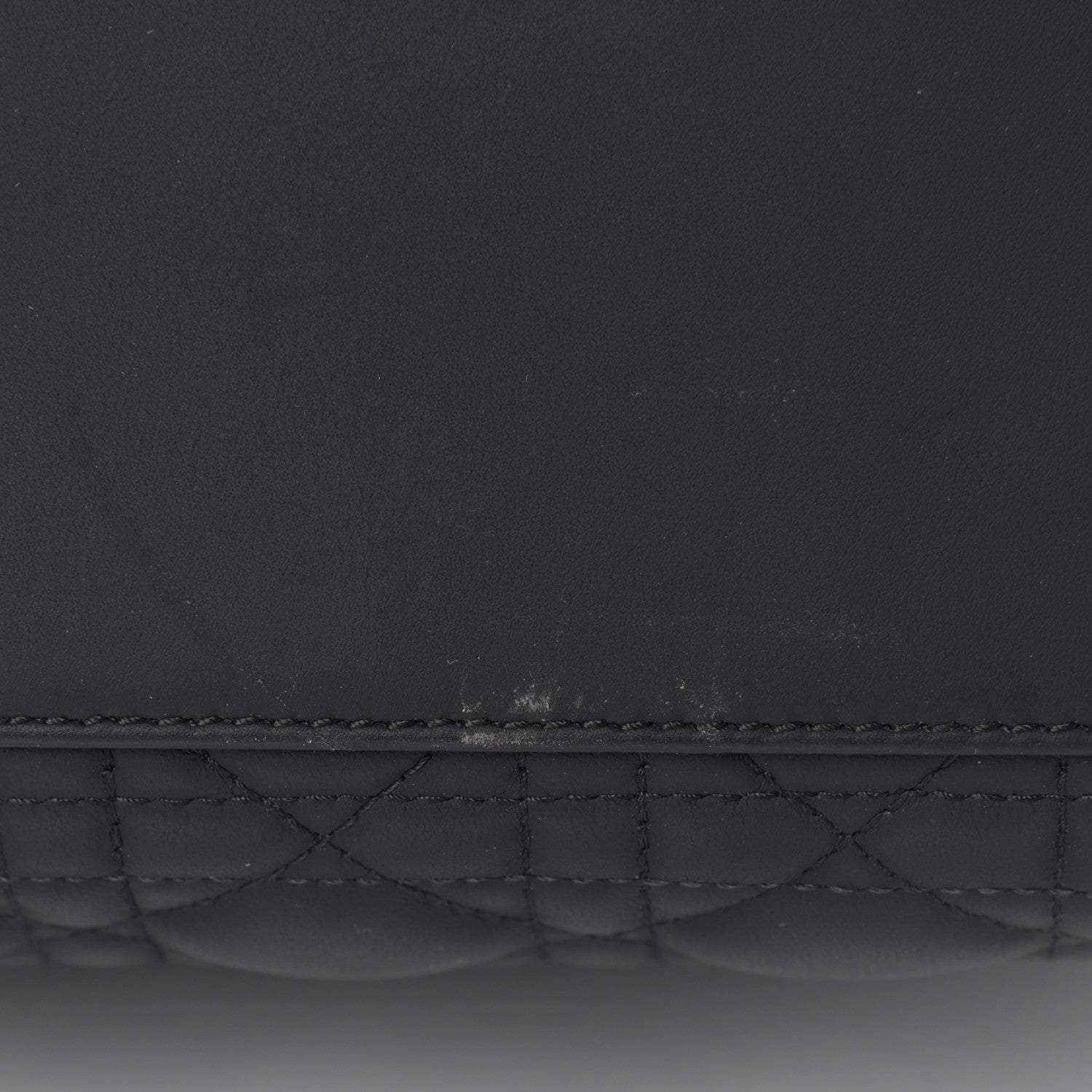 Christian Dior Ultra Matte Calfskin Cannage Large Lady Dior Black 12 of 15
