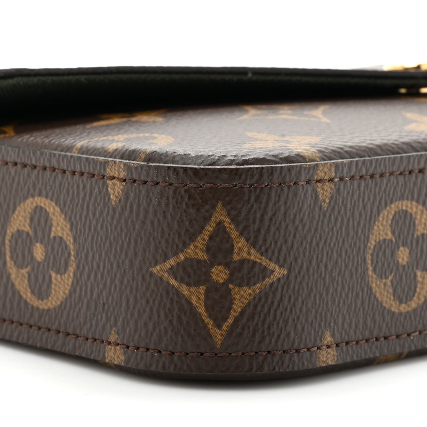 Monogram Felicie Strap & Go Kaki